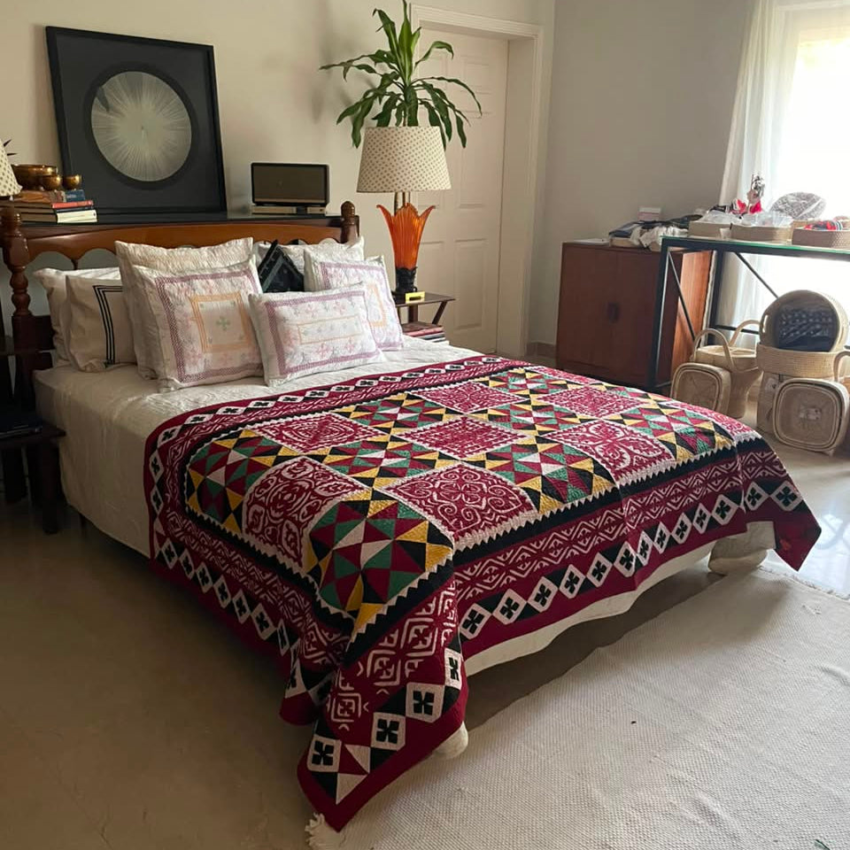 Heritage Appliqué & Patchwork Sindhi Ralli Quilt