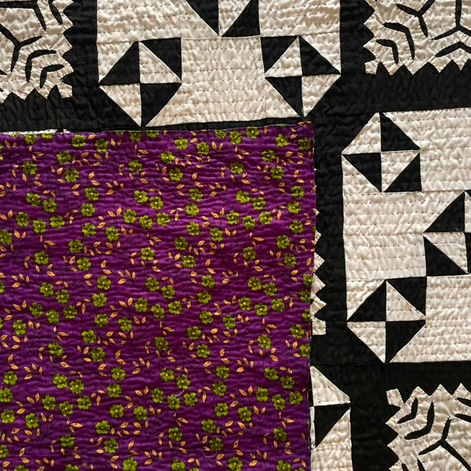 Heritage Medallion Handmade Appliqué Sindhi Ralli Quilt